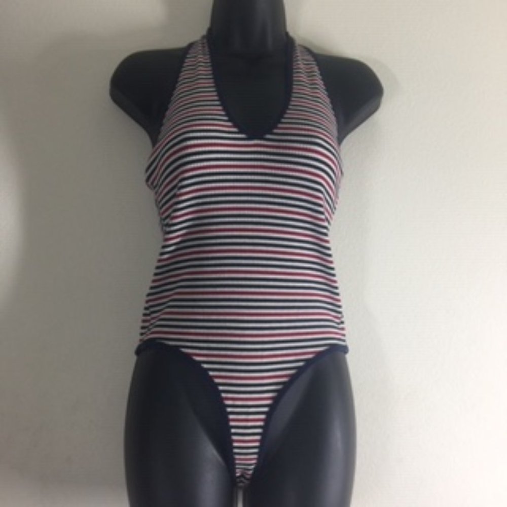 Hanger Red White Blue Slip On Halter